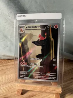 Pokemon TCG Charmander 168 and Charmeleon 169 Illustration Full Art 151 NM Set - Image 4