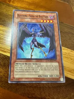 Blackwing - Shura the Blue Flame RGBT-EN011 Unlimited Edition Common PL + BONUS - Image 1