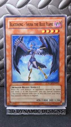 | Yugioh Blackwing - Shura the Blue Flame RGBT-EN011 Raging Battle LP/PL 🔥 | - Image 1