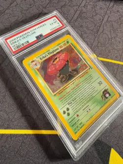 PSA 6 - Pokemon Erika's Vileplume Gym Heroes 5/132 Holo Unlimited Holo Rare - Image 1