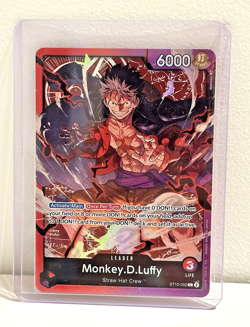 ONE PIECE TCG: Monkey.D.Luffy ST10-002 Leader Ultra Deck The Three Captains Engl - Image 1