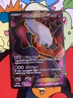 Pokemon TCG - Darkrai EX 118/122 XY BREAKpoint - Full Art Ultra Rare Holo LP - Image 1