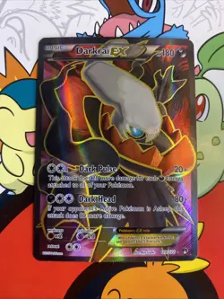 Pokemon TCG - Darkrai EX 118/122 XY BREAKpoint - Full Art Ultra Rare Holo LP+ - Image 1