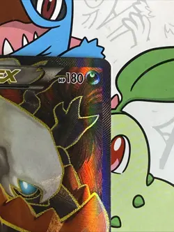 Pokemon TCG - Darkrai EX 118/122 XY BREAKpoint - Full Art Ultra Rare Holo LP+ - Image 5