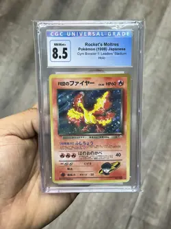 Pokemon Japanese Rockets Moltress HOLO NO. 146 CGC NM MINT+ - Image 1