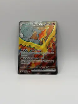 Pokemon TCG Team Rockets Moltres EX Destined Rivals 208/182 NearMint Condition - Image 1