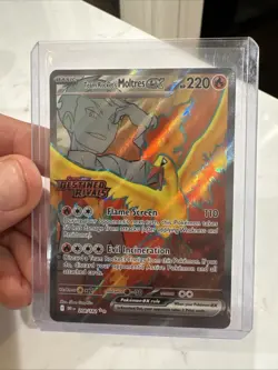 Pokemon TCG Team Rockets Moltres EX Destined Rivals 208/182 NearMint Condition - Image 1
