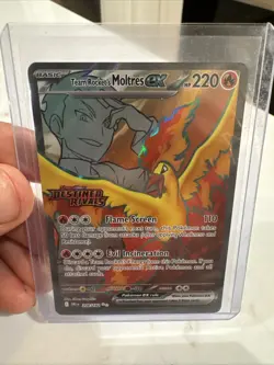 Pokemon TCG Team Rockets Moltres EX Destined Rivals 208/182 NearMint Condition - Image 2