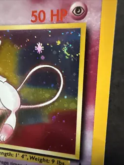 Mew Promo 9 WoTC Black Star Promo Holo Rare Swirl Pokemon - Image 2