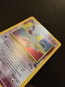 Mew Promo 9 WoTC Black Star Promo Holo Rare Swirl Pokemon - Image 3