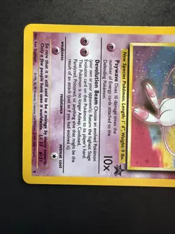 Mew Promo 9 WoTC Black Star Promo Holo Rare Swirl Pokemon - Image 5