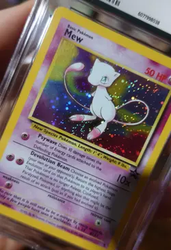 Mew Black Star Promo 9 Holo CGC 10 Gem Mint Pokemon Card Graded Swirl - Image 3
