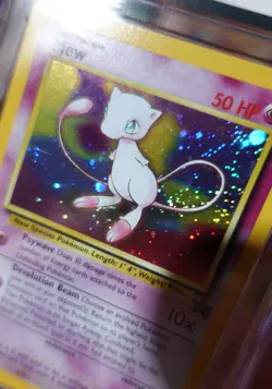 Mew Black Star Promo 9 Holo CGC 10 Gem Mint Pokemon Card Graded Swirl - Image 4