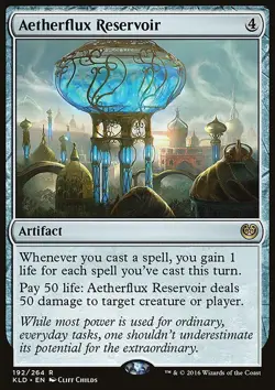 MTG Magic the Gathering Aetherflux Reservoir (192/291) Kaladesh LP - Image 1