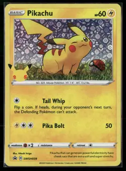 Pikachu - (General Mills) Promo Miscellaneous Cards & Products SWSH039 NM - Image 1