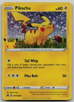 Pikachu - (General Mills) Promo Miscellaneous Cards & Products SWSH039 NM - Image 1