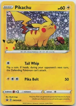 Pikachu - (General Mills) Promo Miscellaneous Cards & Products SWSH039 NM - Image 1