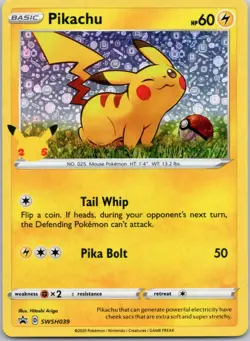 Pikachu - (General Mills) Holo Promo Miscellaneous Cards & Products SWSH039 NM - Image 1