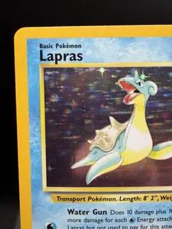 Pokemon TCG WOTC Fossil Lapras 10/62 Holo Rare Unlimited LP/NM! - Image 2