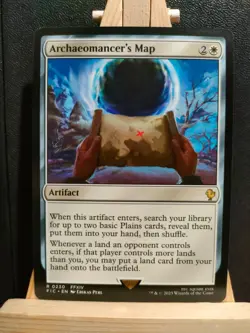 Archaeomancer's Map - Final Fantasy Commander - NM (see pics) MTG - Image 1