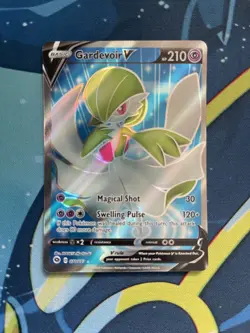 Pokemon Gardevoir v TCG Full Art Ultra Rare Card Champions Path 070/073 - Image 1