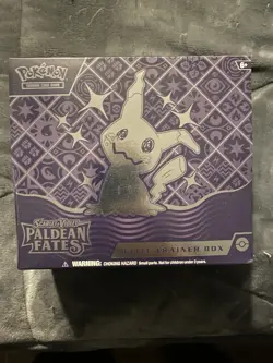 Pokemon TCG Scarlet & Violet Paldean Fates ETB Elite Trainer Box NEW Sealed - Image 1
