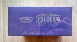 Pokemon TCG Paldean Fates ETB Elite Trainer Box Scarlet & Violet New Sealed - Image 4