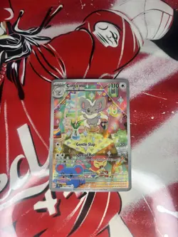 Cinccino 183/162 Illustration Rare Holo FA SV Temporal Forces Pokemon TCG NM - Image 1