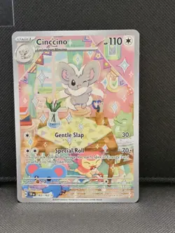 Cinccino 183/162 Temporal Forces Illustration Rare NM/M Pokemon TCG Card - Image 1