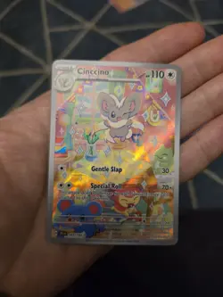 Pokemon TCG Cinccino 183/162 Temporal Forces Illustration Rare NM+ - Image 1