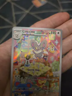 Pokemon TCG Cinccino 183/162 Temporal Forces Illustration Rare NM+ - Image 4