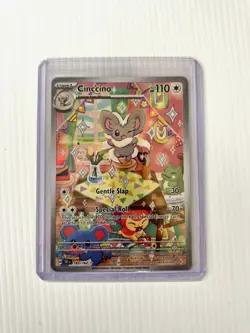 Cinccino 183/162 Illustration Rare Temporal Forces NM/M Pokemon TCG - Image 1