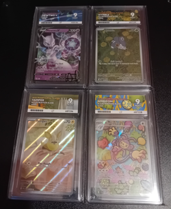 4x ACE Graded 9's Pokemon Slab Card Bundle Job Lot Collection - Image 1