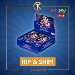 [RIP & SHIP LIVE] One Piece OP-14 ENG The Azure Sea's Seven Box OP14 Card Game - Image 1