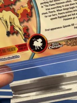 Rapidash Topps Chrome Pokemon TV Animation Edition #78 2000 - Image 3