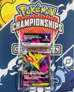 POKEMON Mega Manectric EX 158/132 Mega Evolution Full Art Ultra Rare Card ACE 7 - Image 1