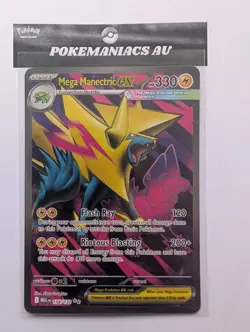 Mega Manectric ex - 158/132 - Ultra Rare - Mega Evolution - NM/M - Pokemon Card - Image 1