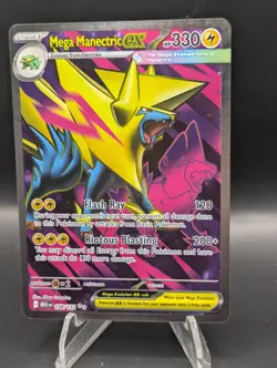 Mega Manectric EX Mega Evolution Pokemon Card 158/132 Ultra Rare NM - Image 1