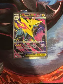 Mega Manectric Ex Ultra Rare 158/132 Pokemon Card Mega Evolution TCG Card NM - Image 1