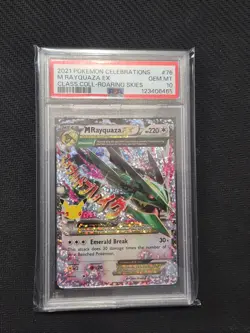 PSA 10 M Rayquaza EX 76/108 Celebrations Classic Collection Pokemon 2021 - Image 1