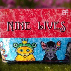 ZOX "NINE LIVES" Strap W/ Card-Silver (SZ Medium) - Image 1