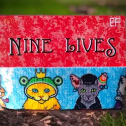 ZOX "NINE LIVES" Strap W/ Card-Silver (SZ Medium) - Image 5