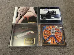 Lot of 4 Aerosmith Rock CD Lot Get A Grip, Pump, Honkin On Bobo, Nine Lives - Image 1