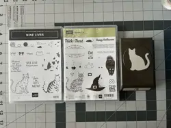 Stampin’ Up! Nine Lives + Spooky Cat Stamps Sets & Cat Punch - Image 1