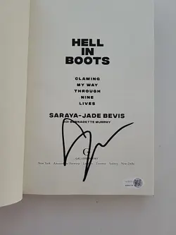 Saraya Hand Signed Autographed Hell In Boots Book Paige WWE AEW JSA COA 9781668027844 - Image 3
