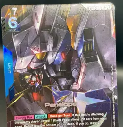 Penelope LR+ ST08-006 Flash of Radiance Alt Art Legend Rare Gundam Card Game NM - Image 3
