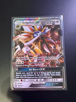 Solgaleo GX 89/149 Sun & Moon NM Ultra Rare Pokemon Card - Image 1