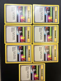 Used Pokemon TCG Switch Base Set 95/102 1999 Bulk Lot of 7 Trainer Cards - Image 2