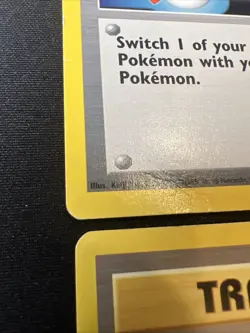 Used Pokemon TCG Switch Base Set 95/102 1999 Bulk Lot of 7 Trainer Cards - Image 4