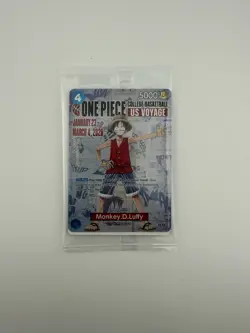 One Piece Monkey D. Luffy US College Basketball SEALED Promo Card RUTGERS - Image 1